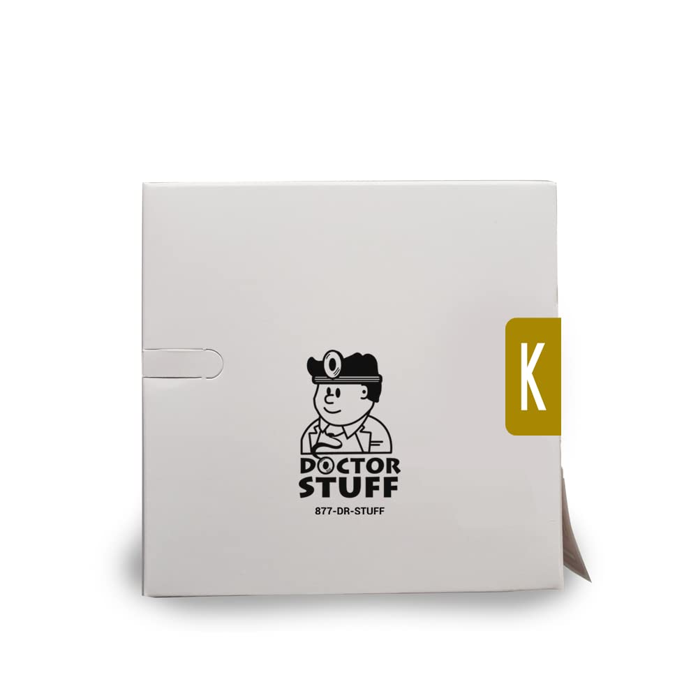 VRAM Series Gold File Folder Labels - Letter K, 1.3x1.25