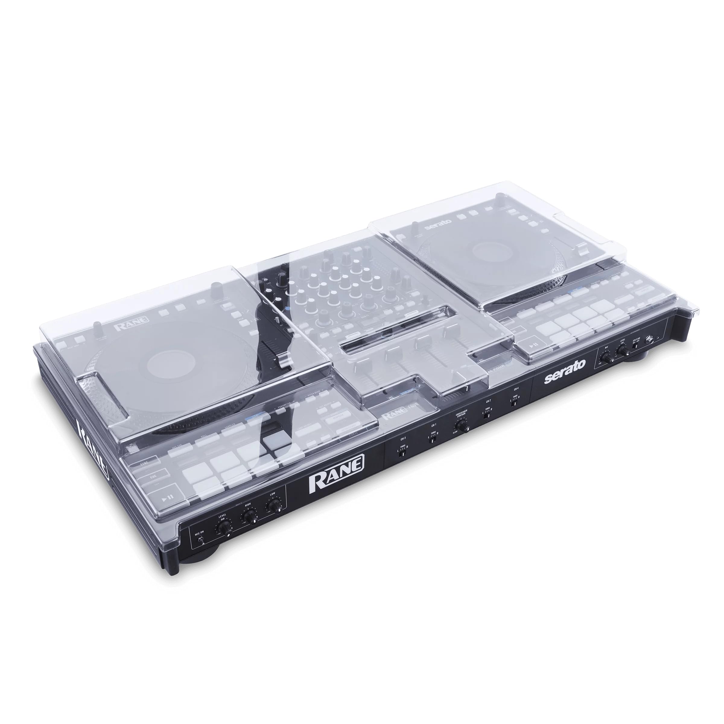 Decksaver Protective Cover for Rane Four DJ Controller (DS-PC-RANE4) - Perfect for Studio, Live Performances & Equipment Protection