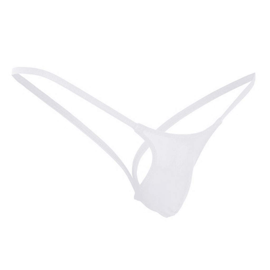 Men's Back Thong G-String Low Waist Underwear - Sexy Open Briefs for Women & Men - Perfect for Lingerie, Role Play & Intimate Moments