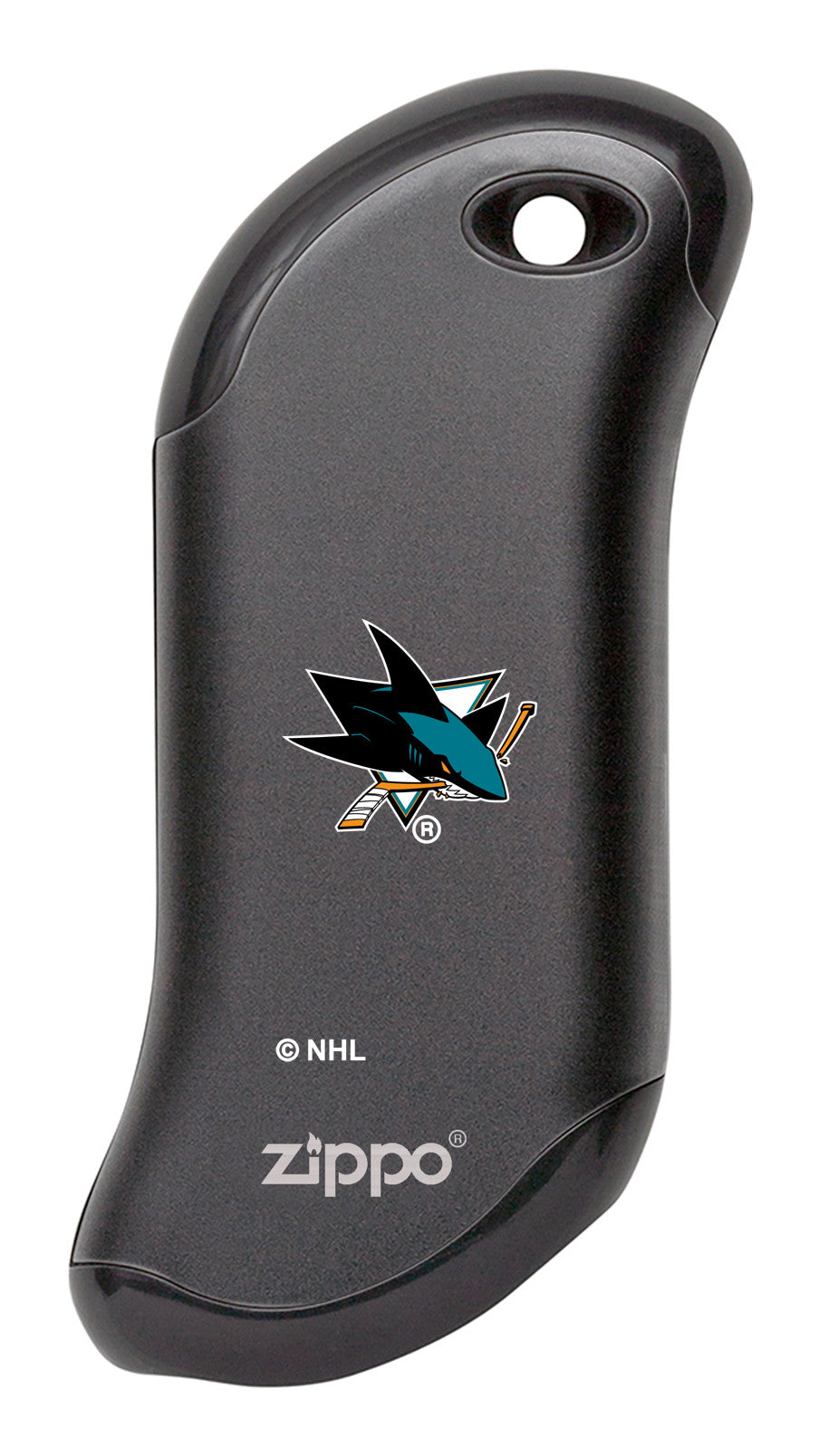 San Jose Sharks NHL Team Themed HeatBank® 9s Rechargeable Hand Warmer - Portable USB Heating Pad for Winter Sports, Camping & Outdoor Activities
