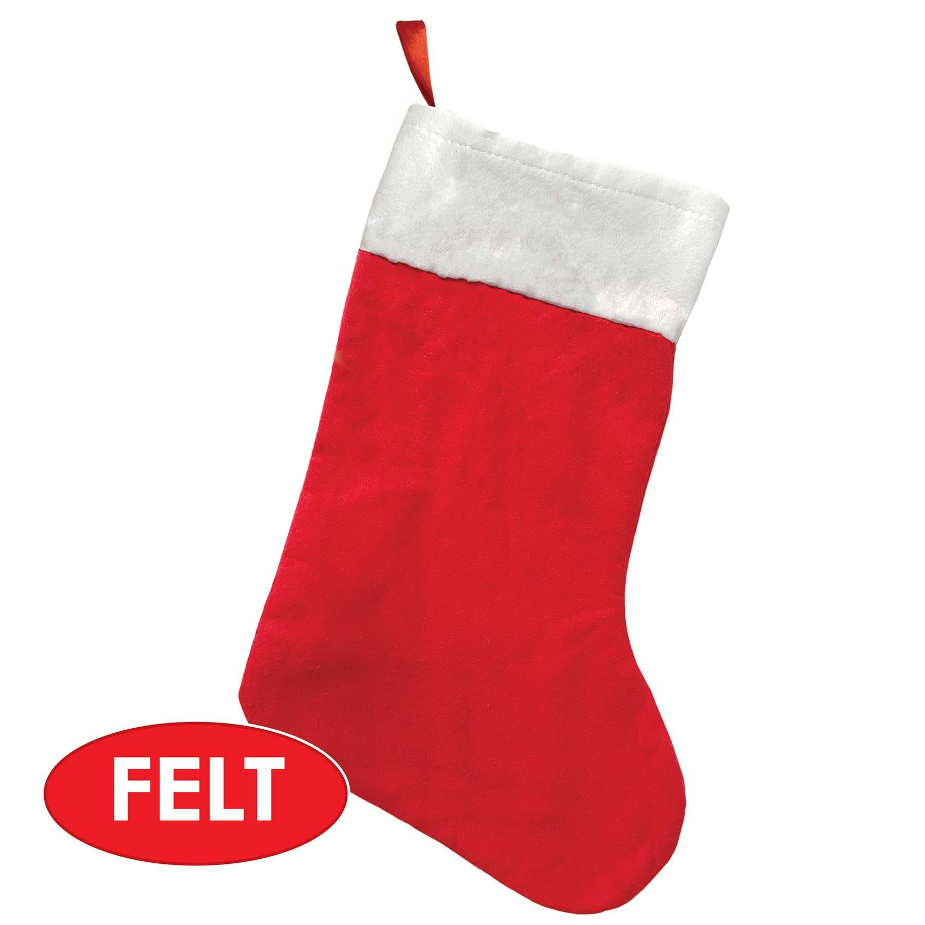 12 Pack Beistle Felt Christmas Stockings - Classic Holiday Decor for Fireplace Mantel, Tree, and Festive Home Decorating