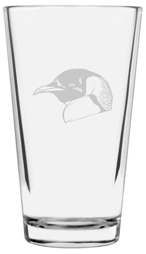 Emperor Penguin Pint Glass - 16oz Zoo Animal Themed for Beer & Gifts