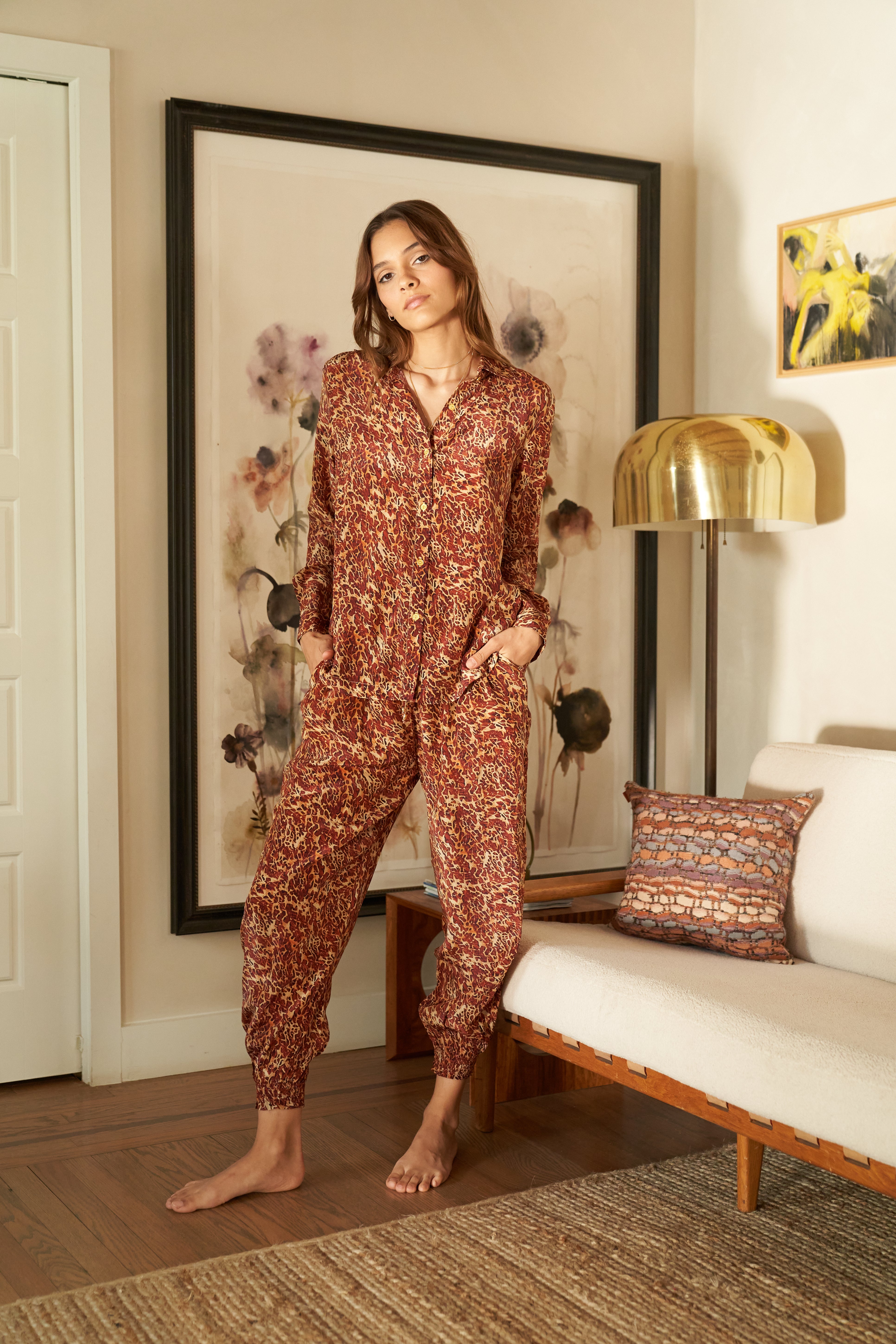 Carmen Shirt for Women - Stylish Floral Print Blouse with Short Sleeves | Perfect for Office Wear, Casual Outfits & Summer Dressing