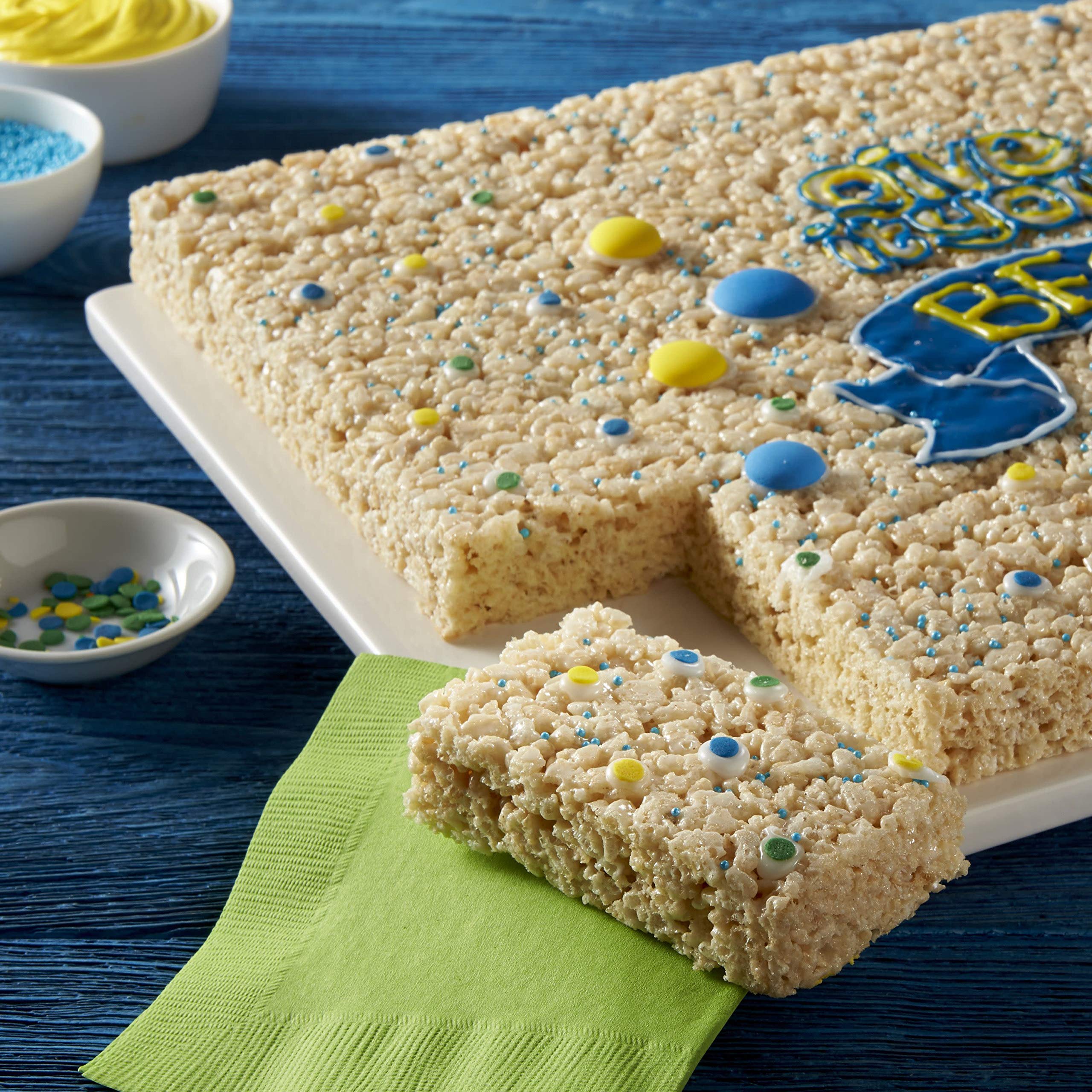 Kellogg's Rice Krispie Treats Sheet - 32 oz (5-Pack) | Bulk Marshmallow Squares for School Snacks, Birthday Parties & Office Treats