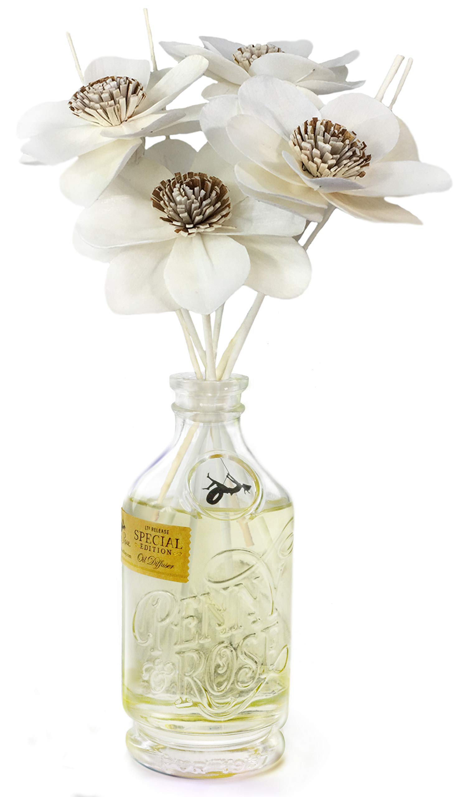 Penny & Rose Magnolia Aromatherapy Essential Oil Diffuser with Springhouse Watermelon Scent - Perfect for Home, Office, Yoga Studio & Spa Relaxation