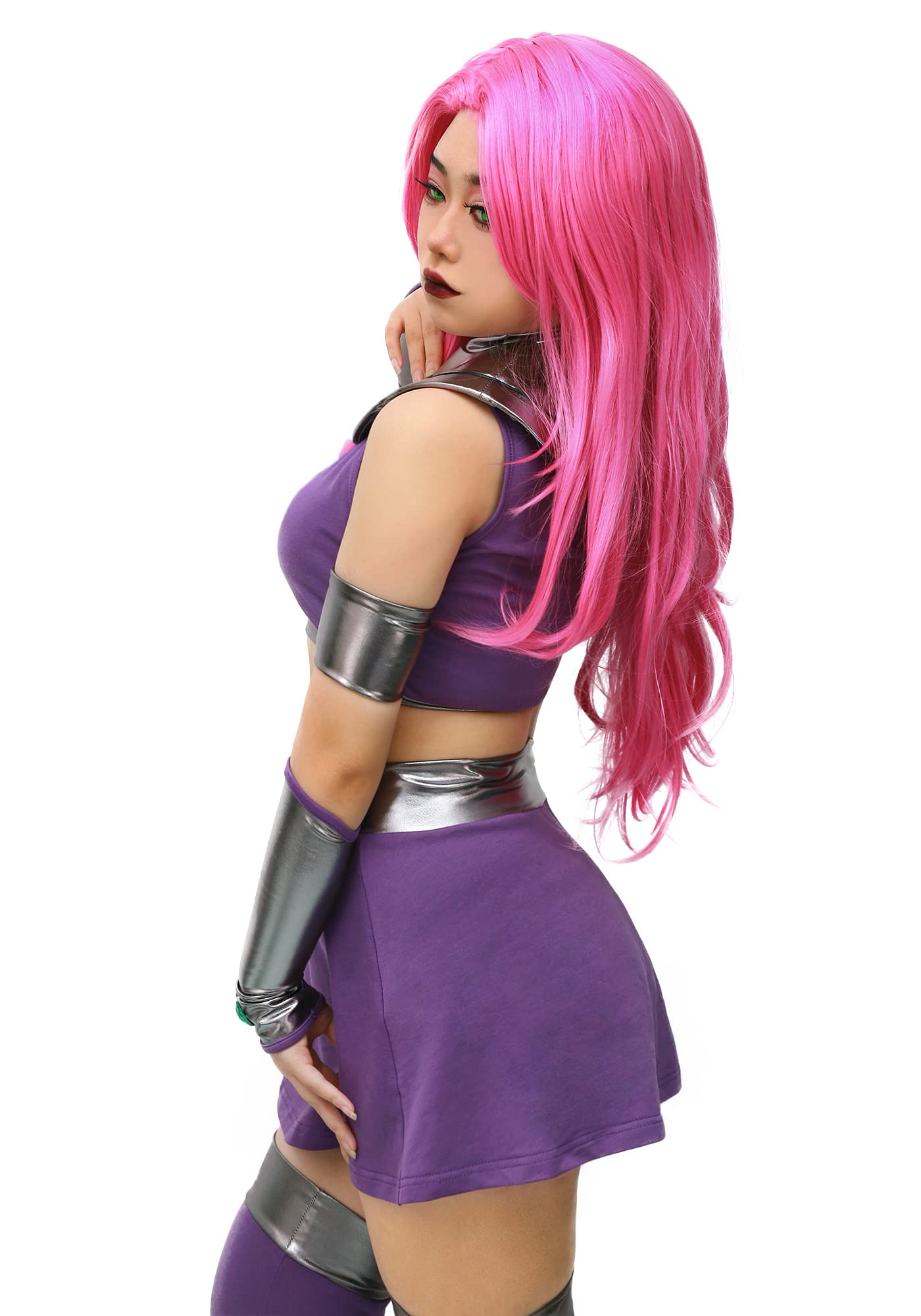 Purple Cosplay Dress US Size - Halloween Costume & Christmas Outfit with Stockings | Anime Convention, Cosplay Party, Holiday Events