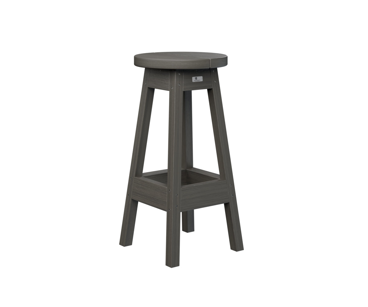 Berlin Gardens Outdoor Bar Stool - Weather-Resistant Patio Bar Height Stool for Backyard, Deck & Poolside - Perfect for Outdoor Dining, Entertaining & Relaxation