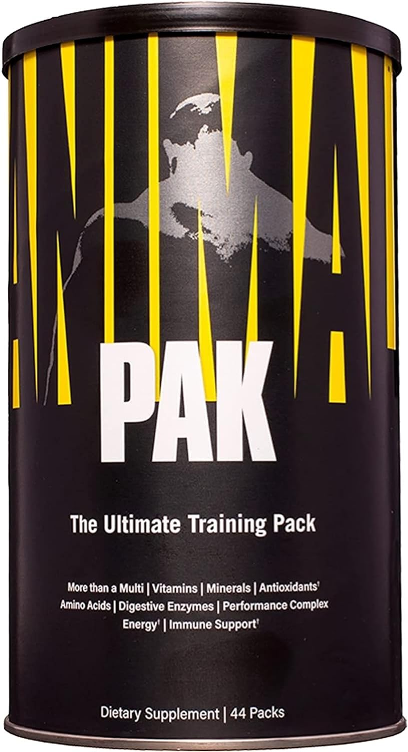 Animal Pak - Complete Multivitamin & Supplement Pack (44 Servings) for Athletes, Bodybuilders & Fitness Enthusiasts - Pre-Workout & Post-Workout Nutrition Support