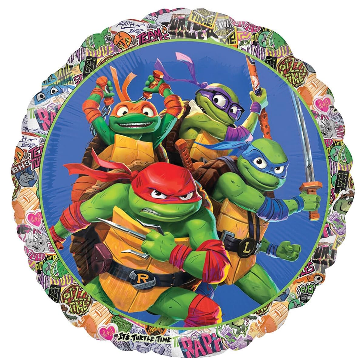 TMNT Teenage Mutant Ninja Turtles Party Decorations - 12pc Balloon Bouquet & Birthday Cubez Set for Kids' Birthday Party Decor, Baby Shower & Themed Events
