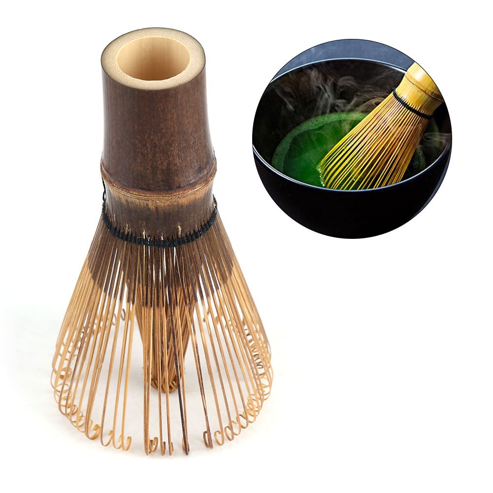 Premium Handcrafted Fdit Chasen Matcha Whisk - Traditional Japanese Bamboo Tea Whisk for Green Tea, Coffee & Powder Blending - Perfect for Tea Ceremonies, Home Brewing & Barista Use