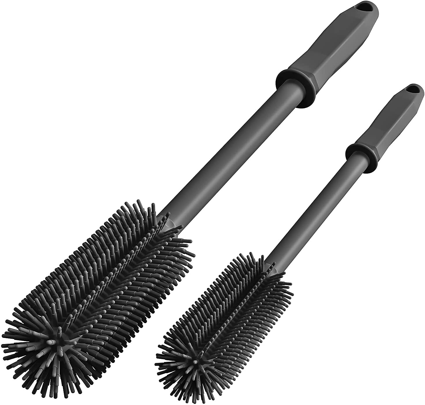 Long Silicone Bottle Cleaning Brush (2 Pack) - 16