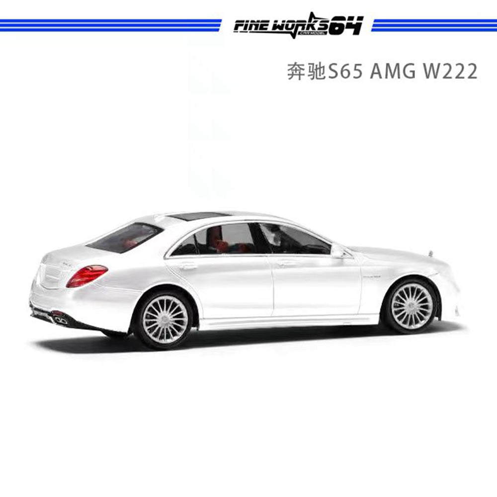 1:64 Mercedes Benz S65 AMG W222 Diecast Model Car - Limited Edition Collectible Toy for Adults & Kids - Perfect for Display, Gifts, and Car Enthusiast Collections