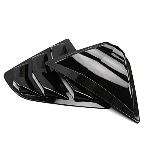 2018-2019 Toyota Camry Side Window Louvers - Glossy Black Car Vent Cover Trim | Sleek Exterior Accessories for Enhanced Style & Sun Protection