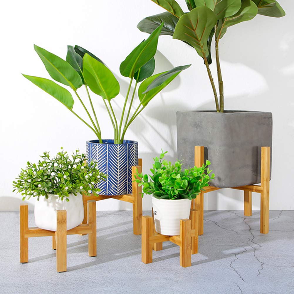 Wooden Flower Pot Holder - Bonsai Plant Stand Shelf for Multiple Plants | Garden, Balcony, Patio & Living Room Decor | Perfect for Indoor & Outdoor Plant Display