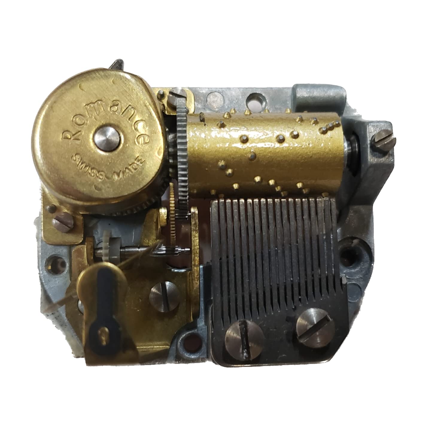 Reuge Swiss 18-Note Musical Movement Mechanism - Skaters Waltz Music Box | Romantic Gift for Anniversaries, Weddings & Special Occasions