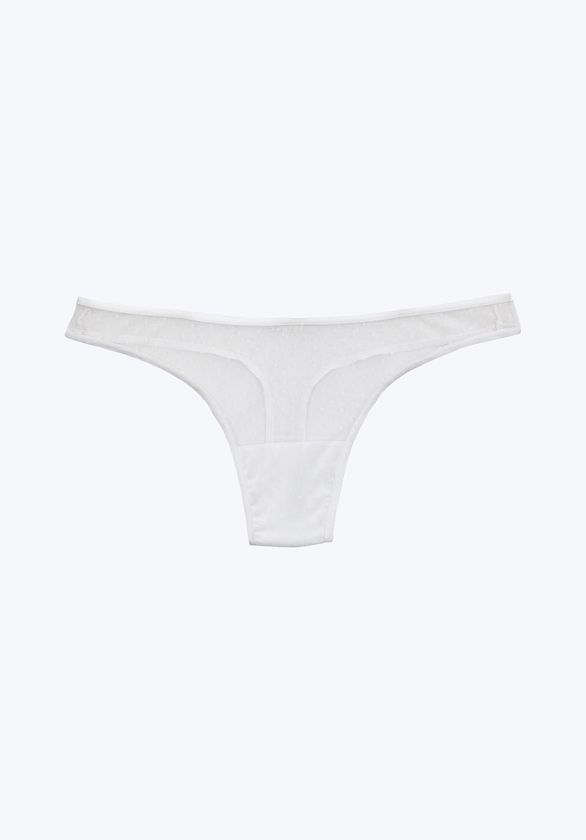 Mariko Thong Underwear - White Swiss Dot Lace Panties for Women | Comfortable & Sexy Everyday Wear