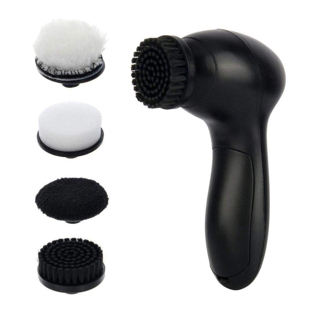 Portable Electric Shoe Polisher & Cleaner - Rechargeable Leather Shoe Brush Kit for Men & Women | Perfect for Home, Office & Travel Shoe Care