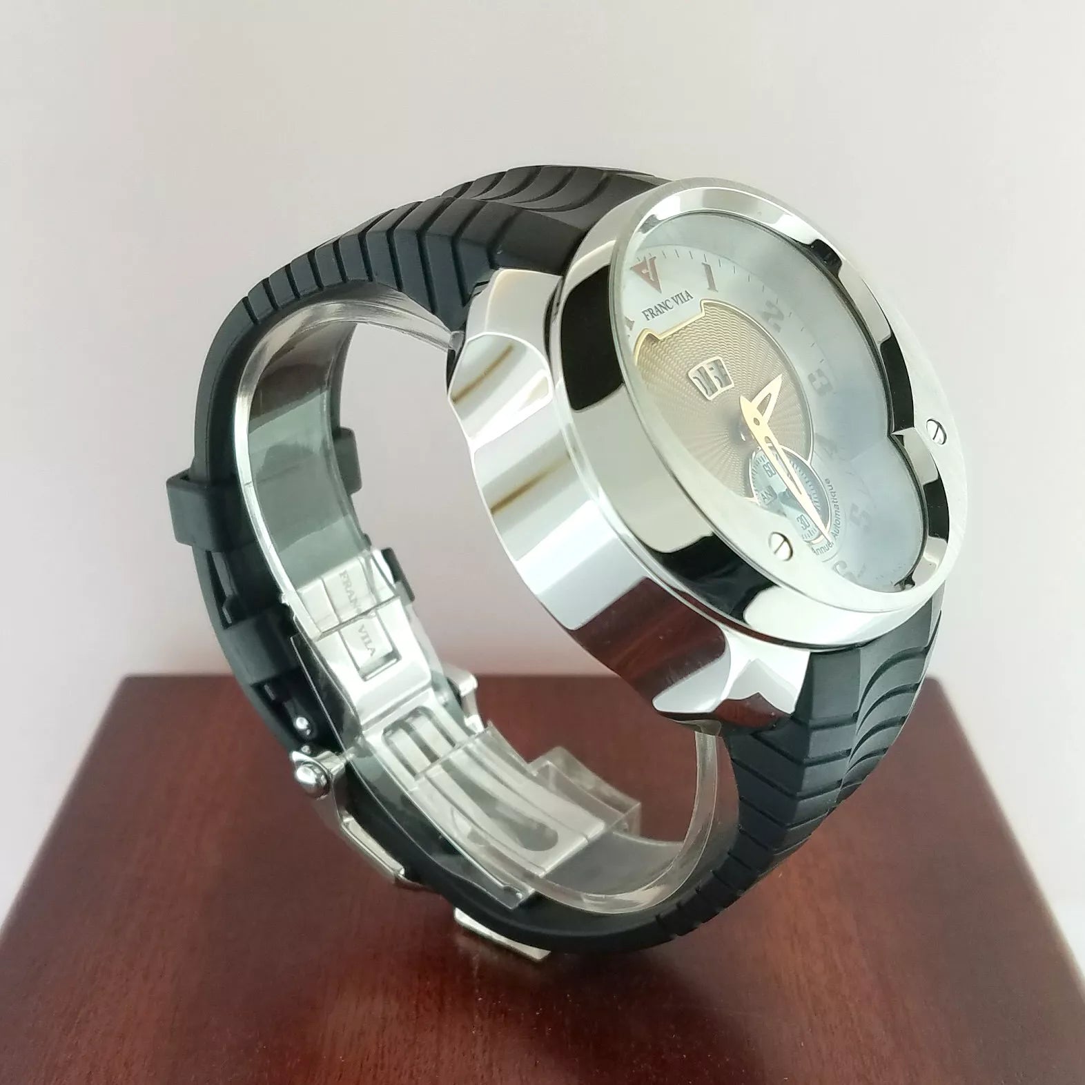 Franc Vila Automatic Classic Stainless Steel Men's Watch - Luxury Dress Watch for Business, Formal Events & Everyday Wear