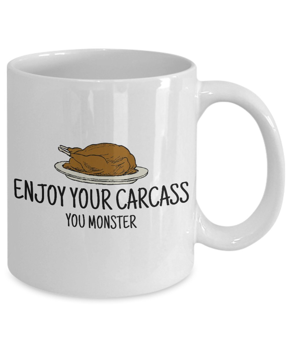 Eco-Friendly Vegan Coffee Mug - Perfect Gift for Animal Rights Activists & Vegetarians - Funny 