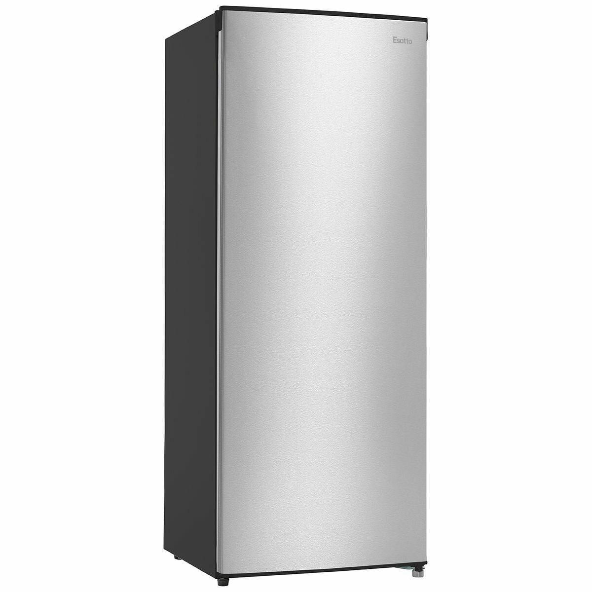 Esatto 162L Upright Manual Defrost Freezer EUF172S - Compact Deep Freezer for Home, Restaurant & Commercial Use - Perfect for Storing Frozen Food, Ice Cream & Bulk Groceries