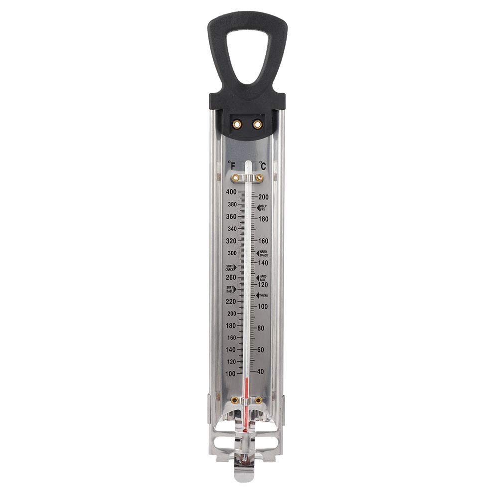 Wilton Double-Scale Candy Thermometer - Fahrenheit & Celsius (℉/℃) for Precise Candy Making, Baking, and Kitchen Use