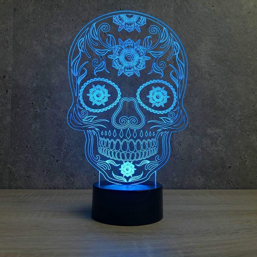 3D Butterfly LED Touch Table Lamp - 7 Color Changing Optical Illusion Night Light for Home Decor, Kids Room, Birthday Gift & Christmas Decoration | Perfect for Bedroom, Nursery, Living Room & Party Decor