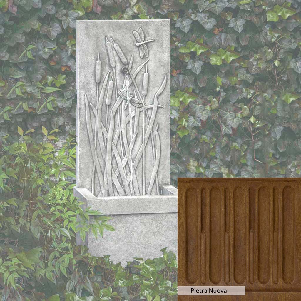 Campania International Dragonfly Wall Fountain - Outdoor Garden Water Feature for Patio, Yard, and Backyard Decor - Relaxing Zen Waterfall for Home & Garden