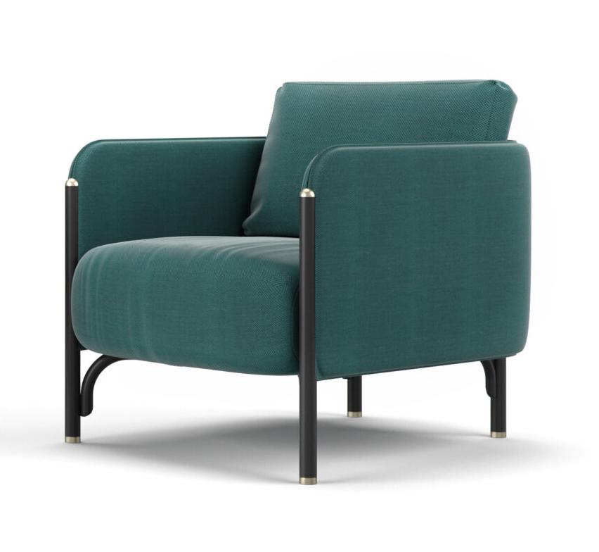 GTV Jannis Lounge Chair - Modern Comfortable Living Room Furniture for Relaxing & Reading | Perfect for Home, Office & Lounge Areas