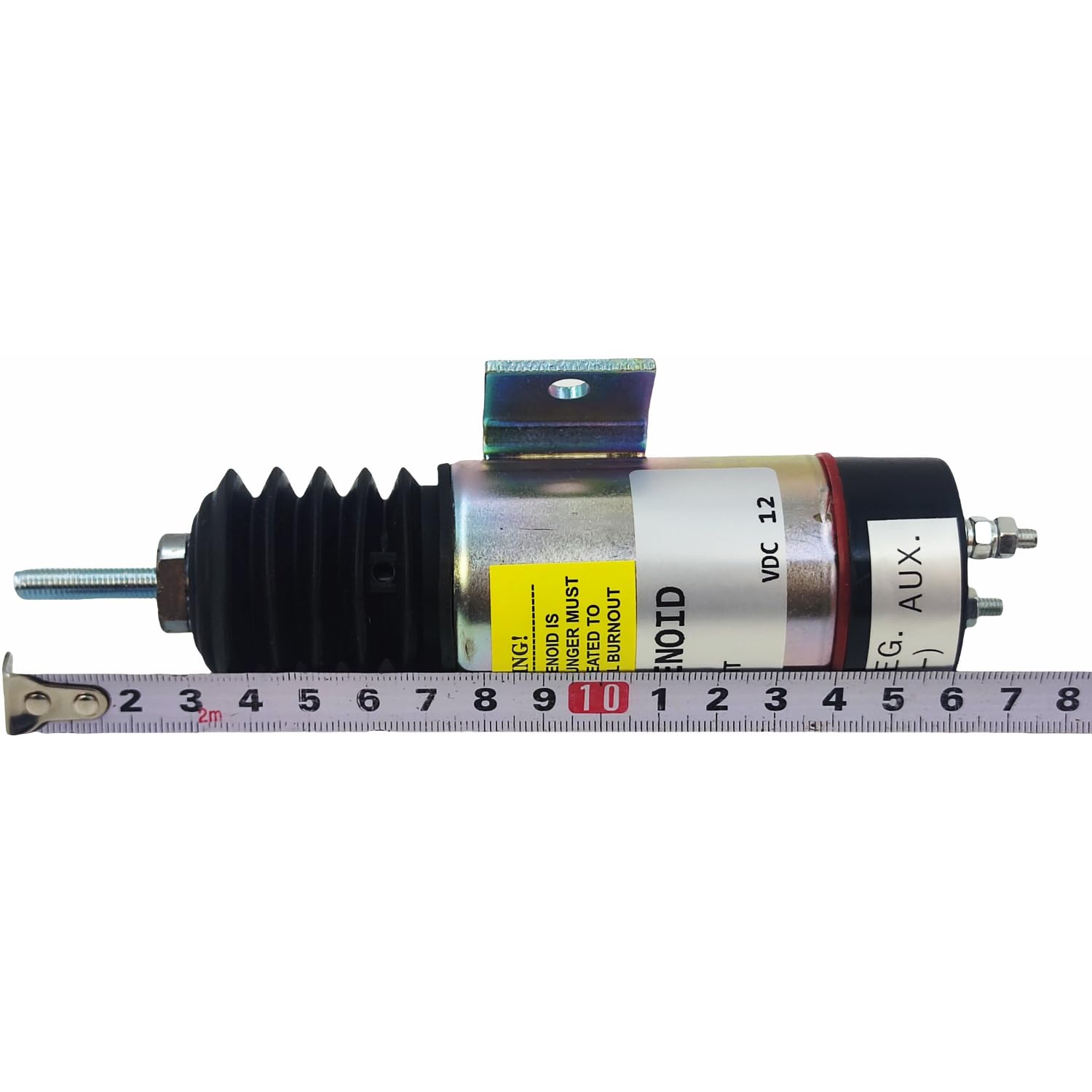 12V 2-Terminal Choke Solenoid for Genie Lift GS-2668 RT GS-2669 RT GS-3268 RT GS-3369 RT GS-4069 RT & TMZ-50/30 - Compatible with Kubota Honda HATZ Engines - Perfect for Engine Starting Systems and Heavy Equipment Maintenance
