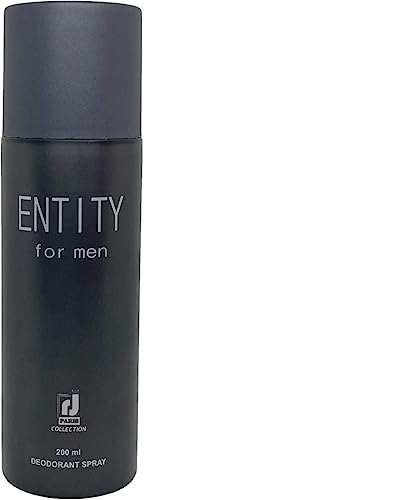 RJ Paris Entity for Men & Women - Long-Lasting Body Spray Deodorant (200ml) | Fresh Fragrance for Daily Use, Gym, Work & Outdoor Activities
