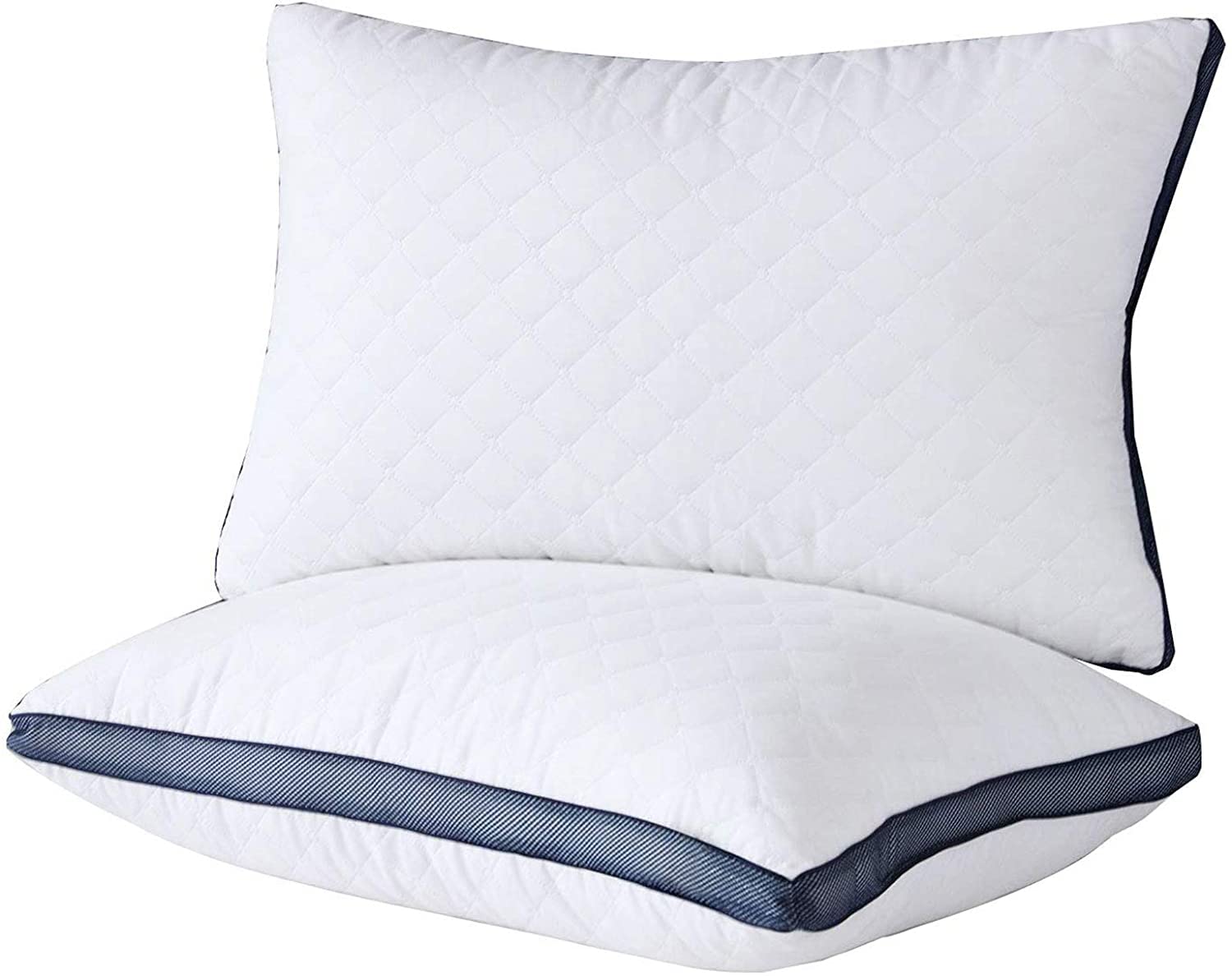Premium King Size Pillows for Sleeping (2-Pack) - Luxury Hotel Quality Bed Pillows for Side, Back & Stomach Sleepers - Breathable & Supportive for Ultimate Comfort - Perfect for Home, Hotel & Guest Rooms