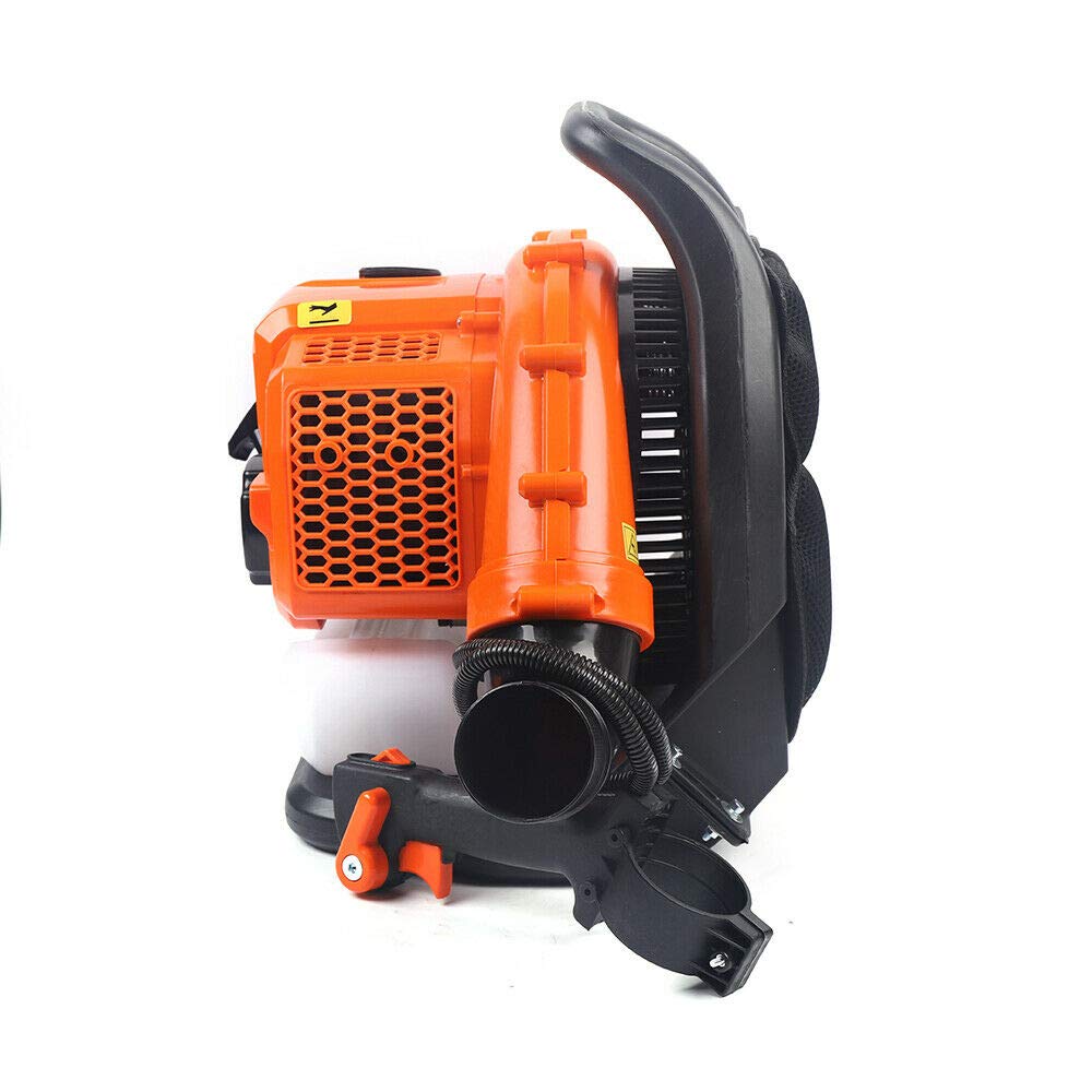 42.7CC Gas Powered Backpack Leaf Blower - Professional 2-Stroke Lawn Care Equipment with Air Cooling System for Yard Maintenance, Landscaping & Fall Cleanup