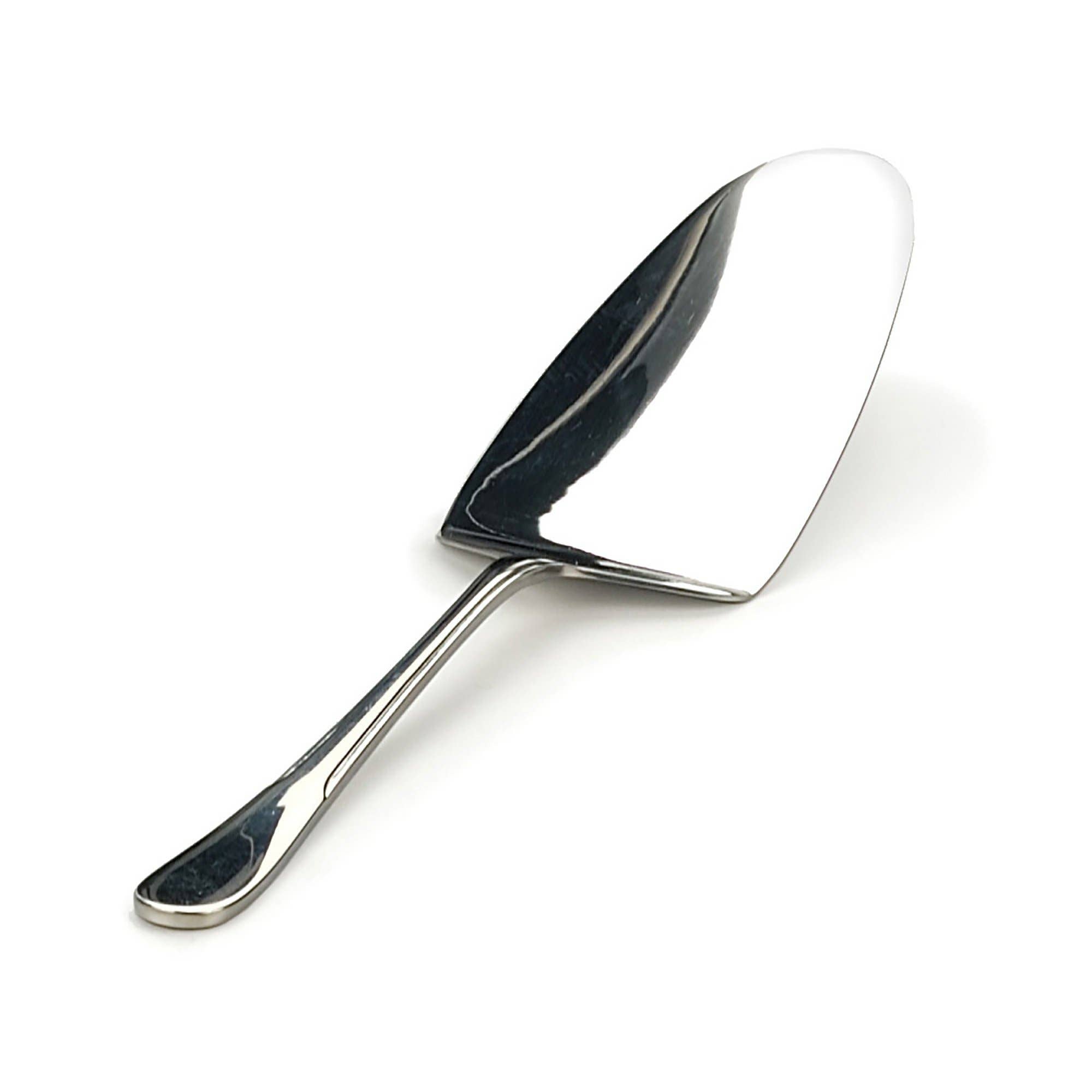 Monty's Premium Stainless Steel Cake Server - Elegant Dessert Serving Utensil for Weddings, Parties & Home Baking (12-Inch)