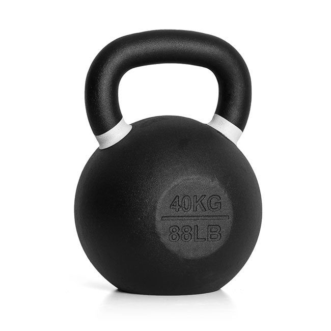 XM FITNESS Cast Iron Kettlebells 40kg (88 lbs) - Heavy Duty Workout Equipment for Strength Training, CrossFit & Home Gym
