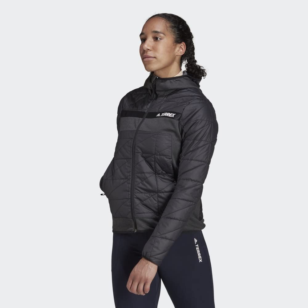 adidas Women's Terrex Multi Hybrid Insulated Jacket - Waterproof Winter Hiking Coat for Outdoor Adventures & Cold Weather Activities