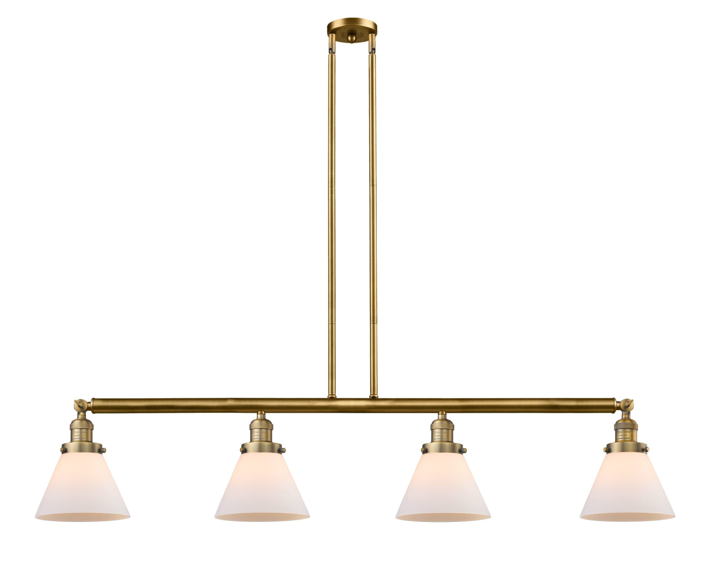 214-Piece G41 Large Cone 3-Light Island Pendant Light in Polished Chrome - Perfect for Kitchen Islands, Dining Rooms, and Modern Home Lighting