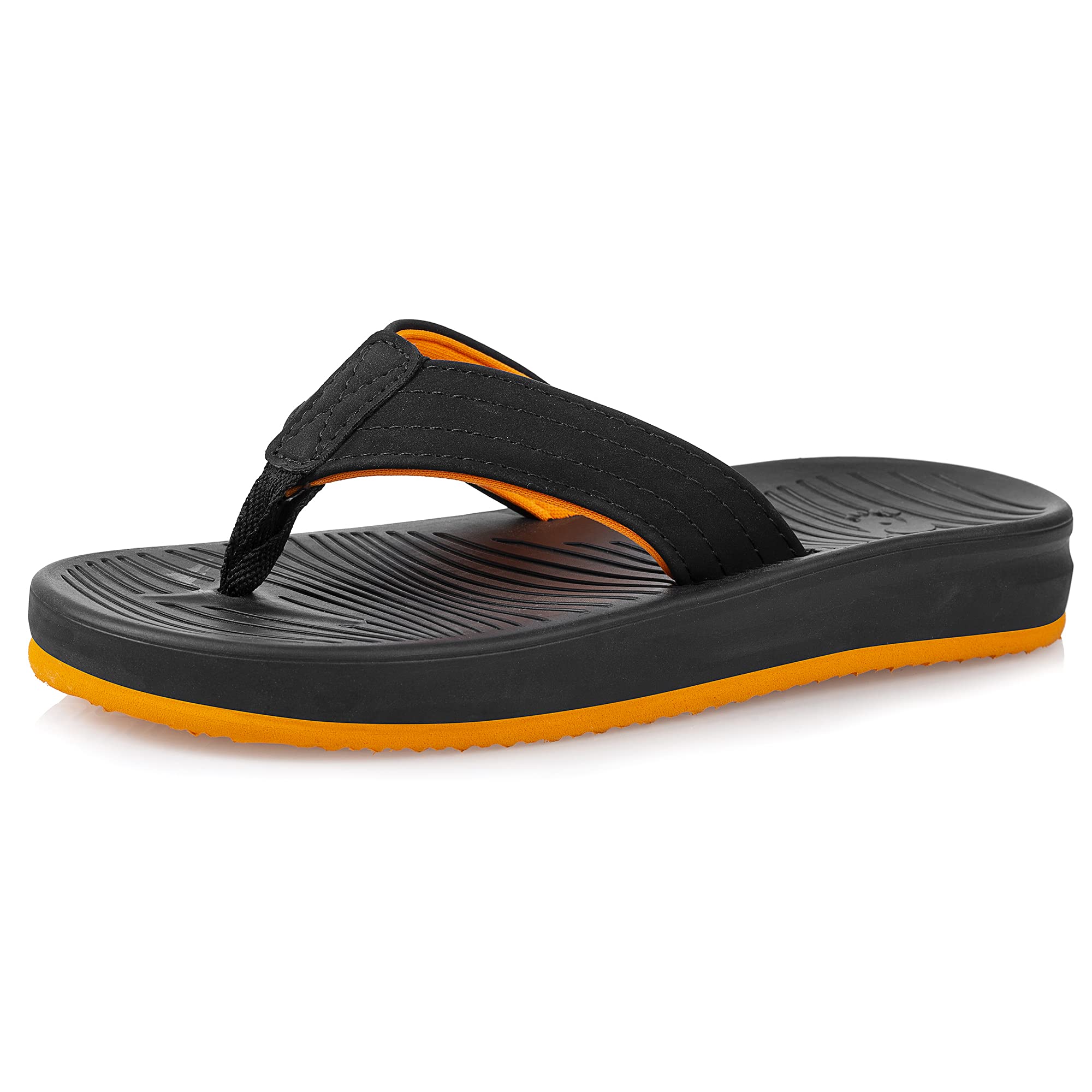 KRABOR Boys & Girls Flip Flops - Comfortable Kids Thong Sandals for Beach, Pool & Summer | Toddler/Little Kid/Big Kid Sizes | Lightweight & Durable Water Shoes for Outdoor Play