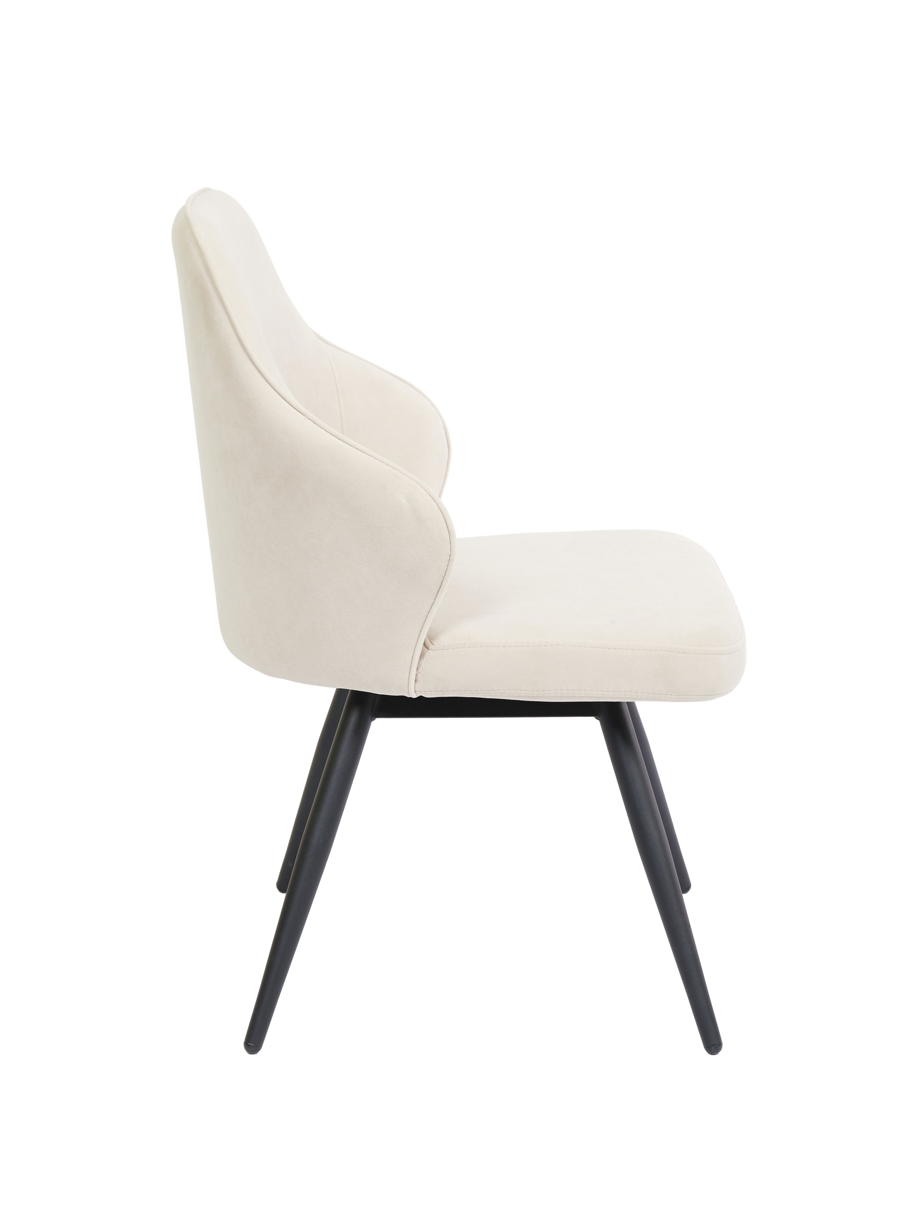 Daphne Chair in Stone - Modern Accent Seating for Living Room, Bedroom & Office - Stylish & Comfortable Home Decor