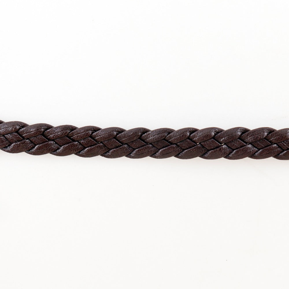 4℃ HOMME+ Genuine Leather & 925 Sterling Silver Bracelet for Men - Stylish Gift for Him, Anniversary & Special Occasions