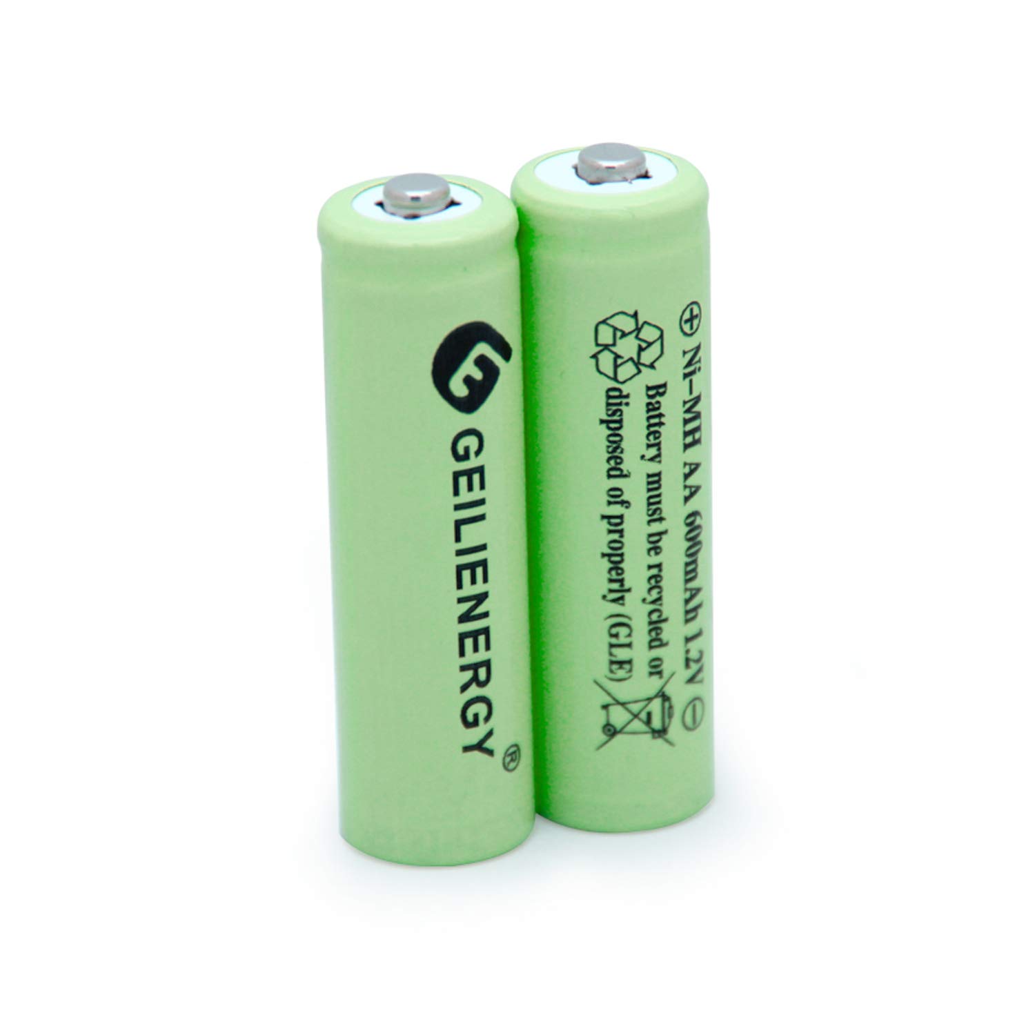 QBLPOWER Solar Light Batteries AA Ni-MH 600mAh 1.2V Rechargeable Batteries (4 Pack) - Perfect for Garden Lights, Solar Decorations, Remote Controls, and Computer Mice - Eco-Friendly Power Solution for Outdoor & Indoor Use