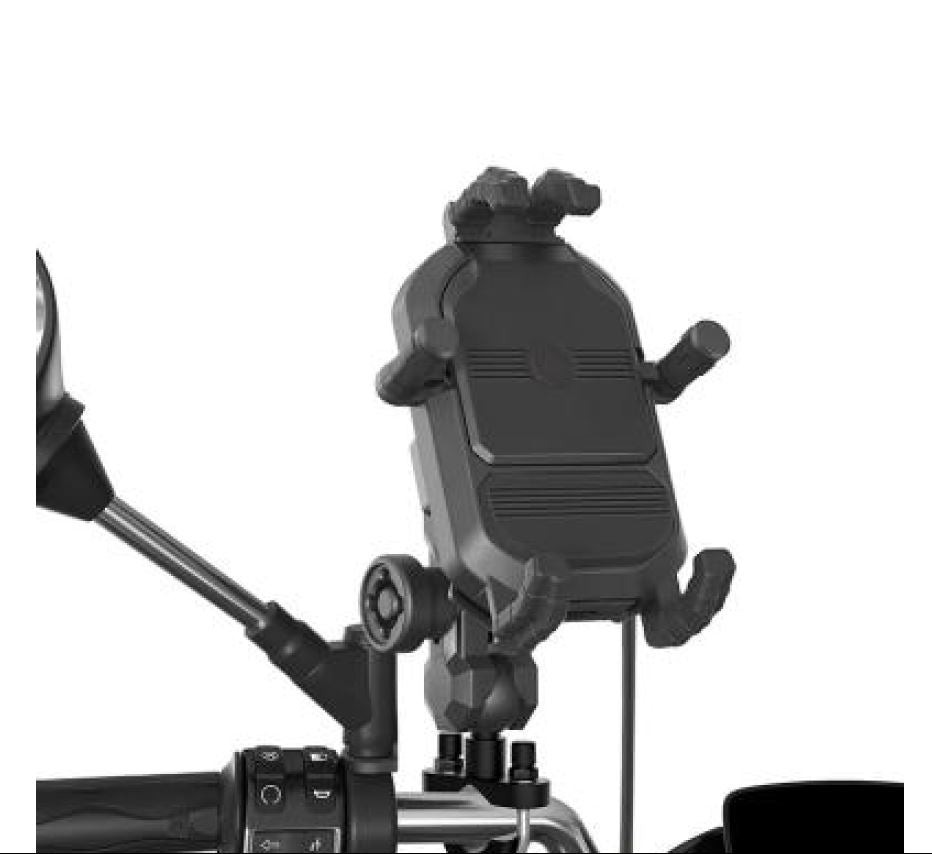 Motorcycle Phone Holder with Security Lock - Anti-Theft Bike Mount for iPhone & Android - Perfect for Commuting, Delivery Riders & Adventure Tours