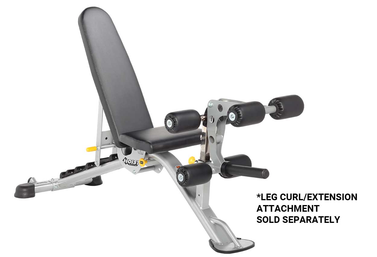 Hoist HF 5167 7-Position Adjustable FID Weight Bench for Home Gym - Perfect for Strength Training, Full-Body Workouts & Muscle Building