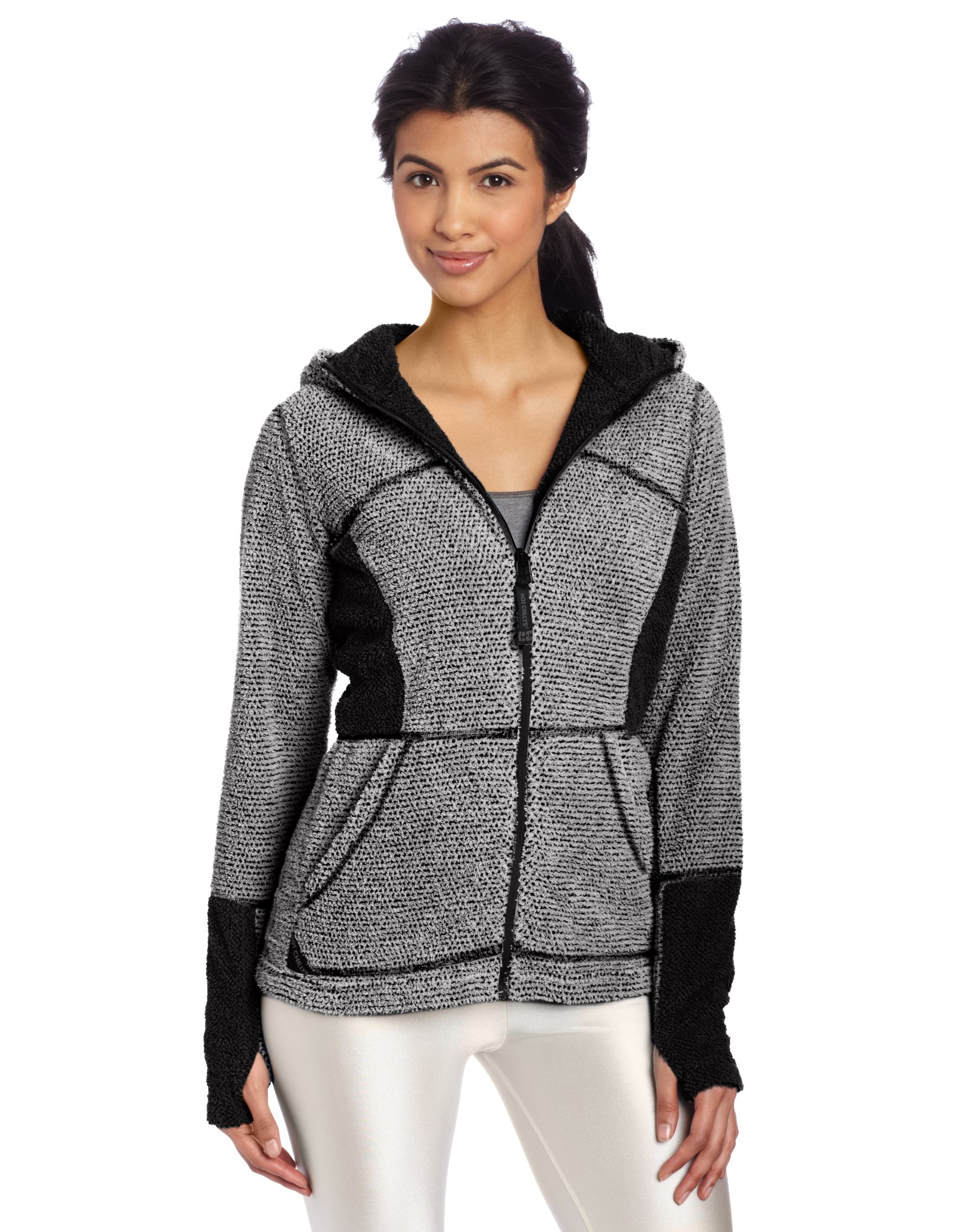 Hot Chillys Women's Pico Fleece Full Zip Hoodie - Soft Warm Winter Jacket for Outdoor Hiking, Camping & Casual Wear