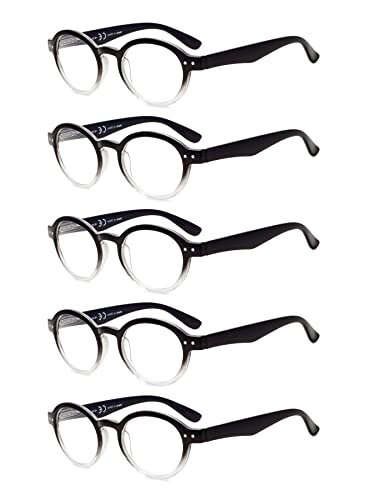 Black/Clear-5pcs All Clear Lens