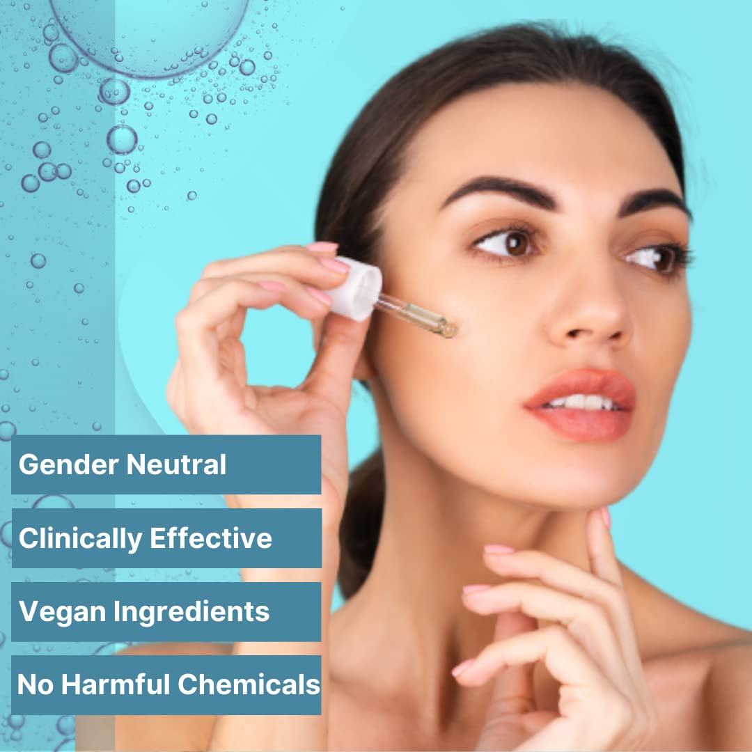 Anthom 10% Niacinamide Face Serum for Acne Treatment - Reduces Acne Scars, Blemishes, Pigmentation & Dark Spots | Vegan Formula for Oily, Acne-Prone & Sensitive Skin | Unisex Skincare Solution (30ml) | Perfect for Daily Use & Nighttime Skin Repair Routine