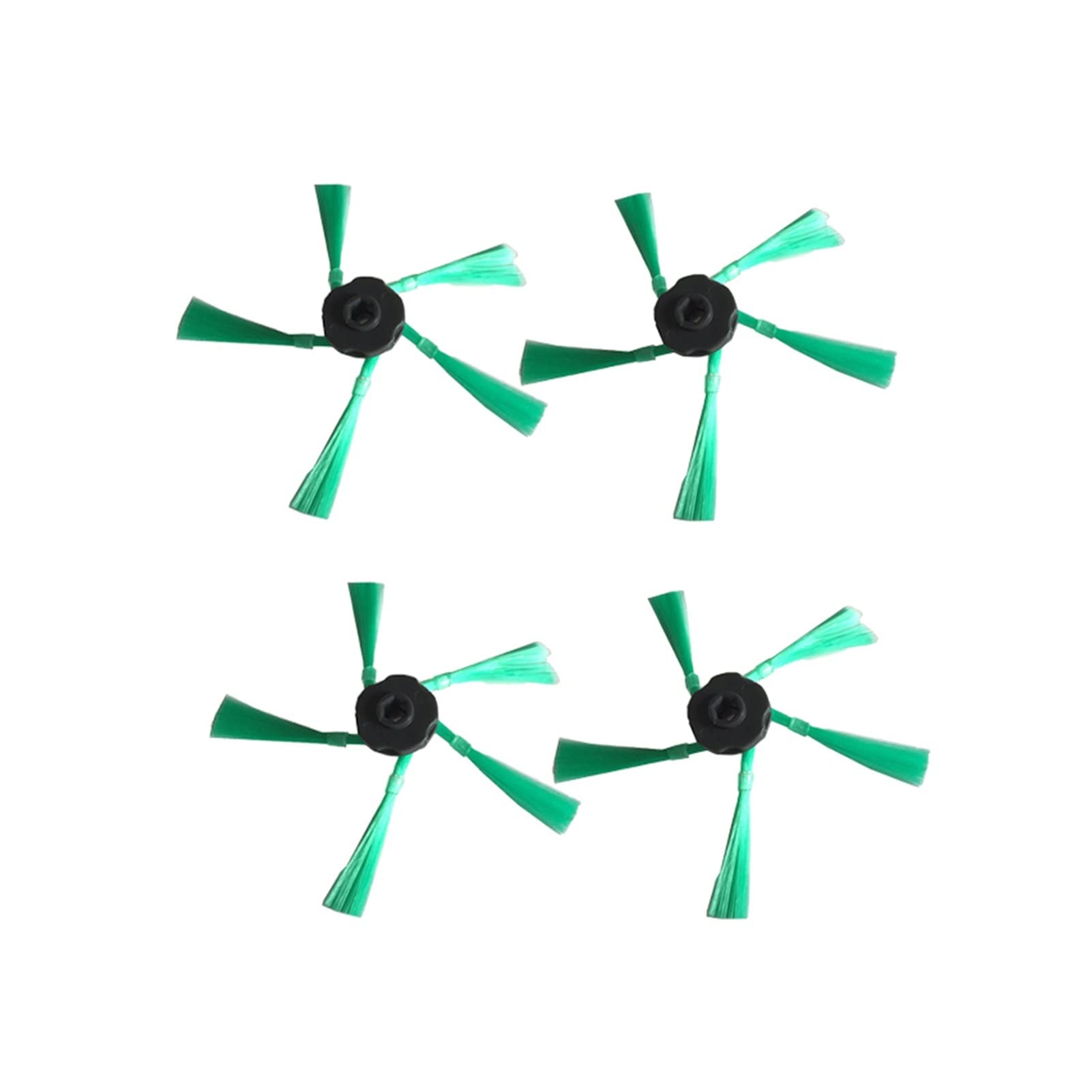 Vorwerk Kobold VR200 VR-200 Vacuum Cleaner Replacement Parts - 4 Pack Side Brushes & HEPA Dust Filters Set for Home Cleaning Accessories - Perfect for Pet Hair, Hardwood Floors & Carpets