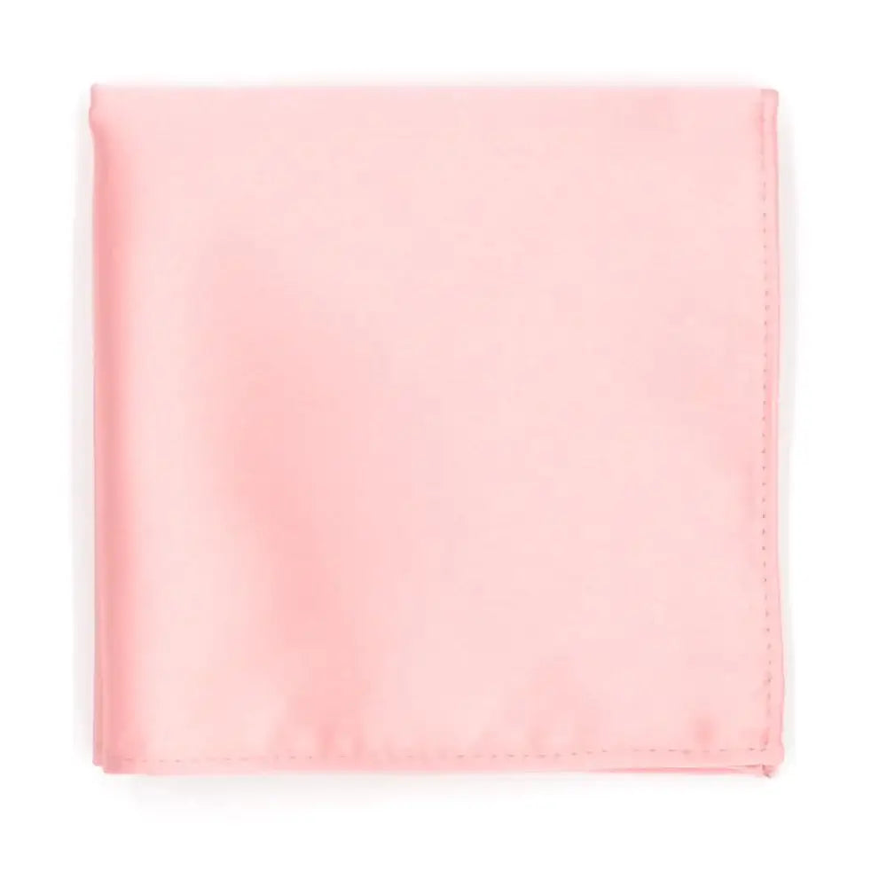 LA Smith Rose Plain Satin Hank - Elegant Handkerchief for Weddings, Prom & Special Occasions | Premium Cotton Satin Fabric