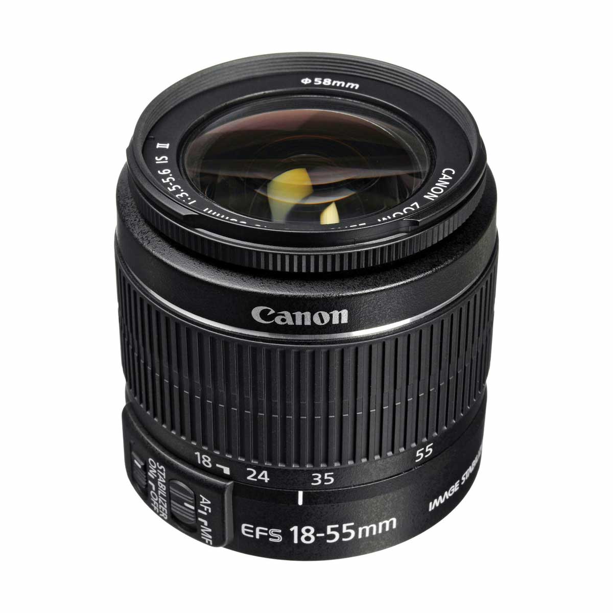 Canon EF-S 18-55mm f/3.5-5.6 IS II Standard Zoom Lens (Open Box) - Perfect for DSLR Photography, Travel & Everyday Shooting