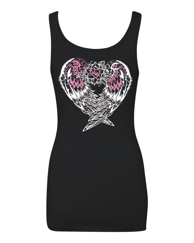 Metal Mulisha Desert Angel Tank Top for Women - Stylish Graphic Tee for Casual Wear, Gym & Outdoor Activities