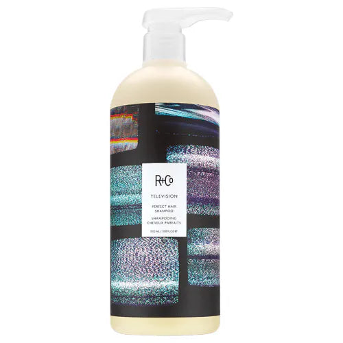 R+Co TELEVISION Perfect Hair Shampoo - Sulfate-Free Volumizing & Repairing Shampoo for All Hair Types - Salon Quality for Daily Use at Home or Travel